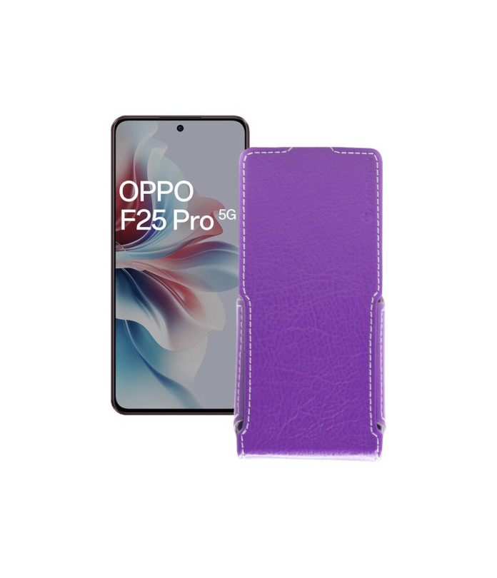 Чохол-флип з екошкіри для телефону OPPO F25 Pro