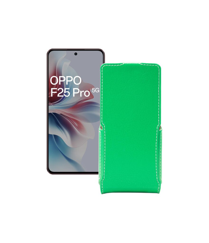 Чохол-флип з екошкіри для телефону OPPO F25 Pro