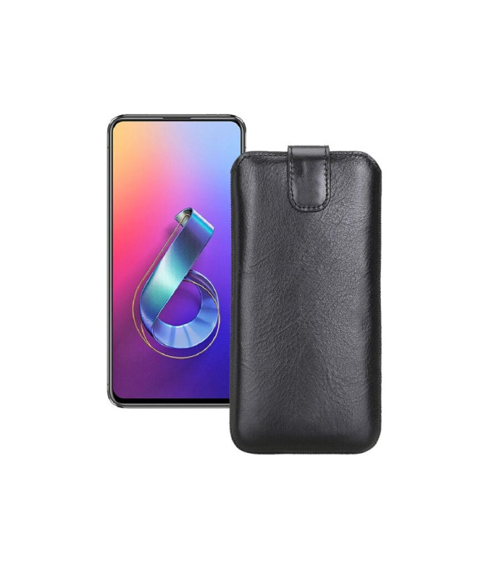 Витяжка з екошкіри для телефону Asus ZenFone 6 ZS630KL