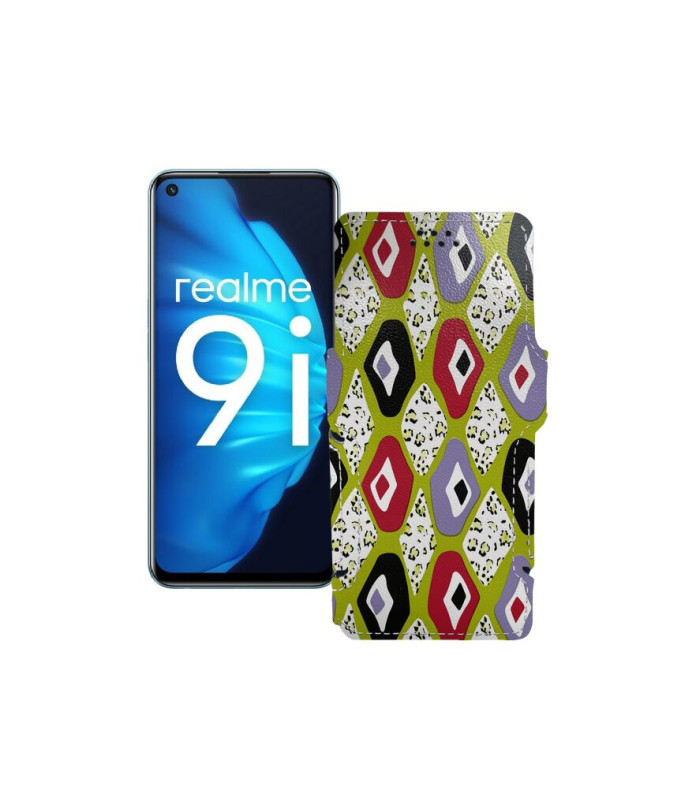 Чохол-книжка з екошкіри для телефону Realme 9i