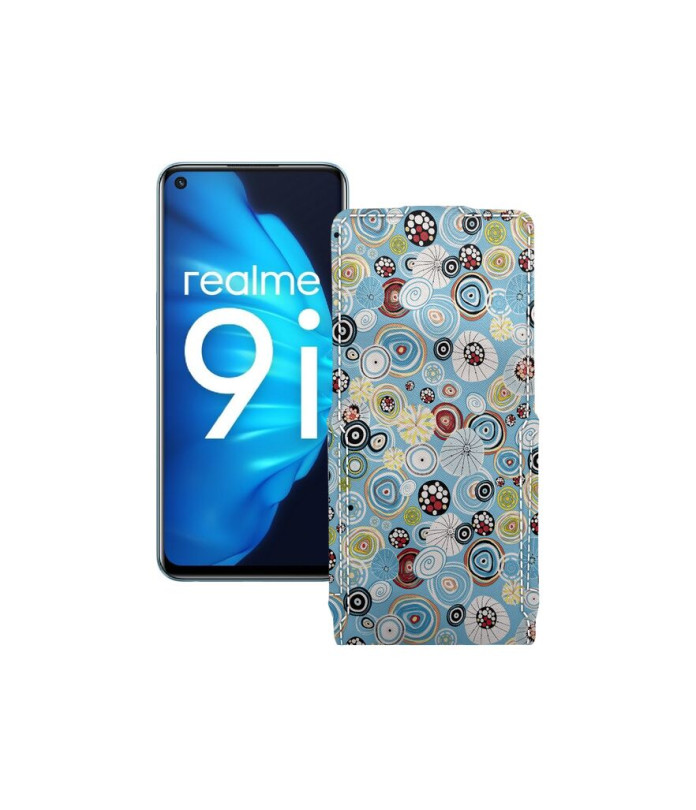 Чохол-флип з екошкіри для телефону Realme 9i