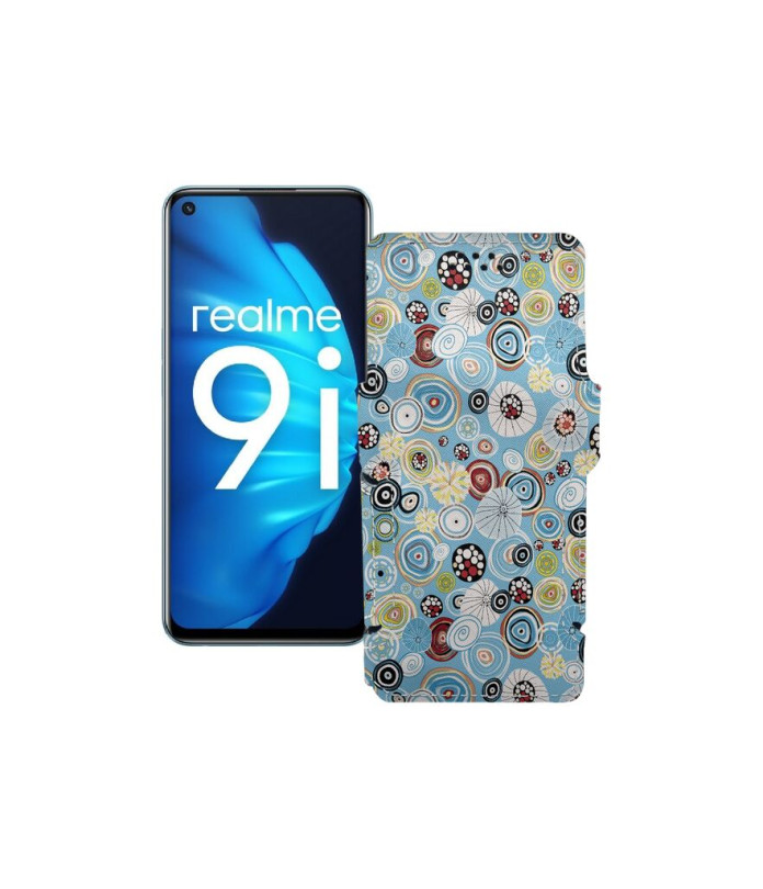 Чохол-книжка з екошкіри для телефону Realme 9i