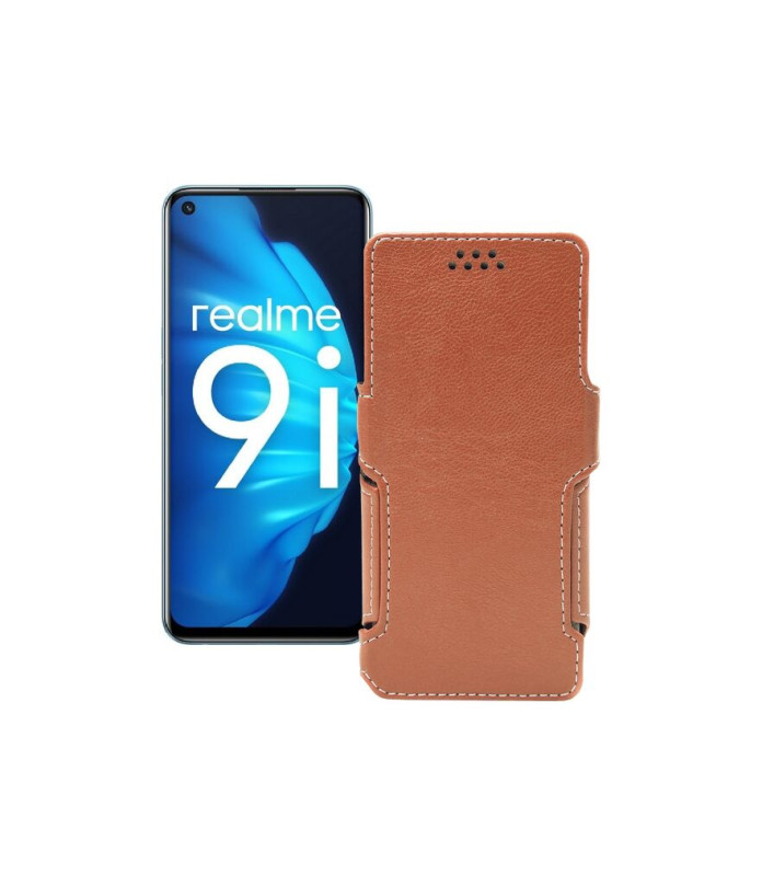 Чохол-книжка з екошкіри для телефону Realme 9i