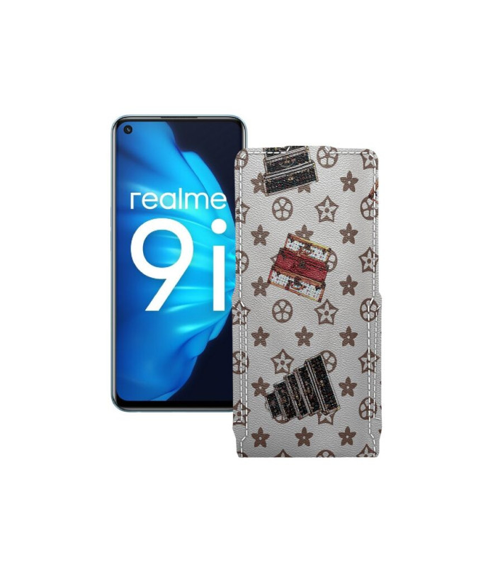 Чохол-флип з екошкіри для телефону Realme 9i