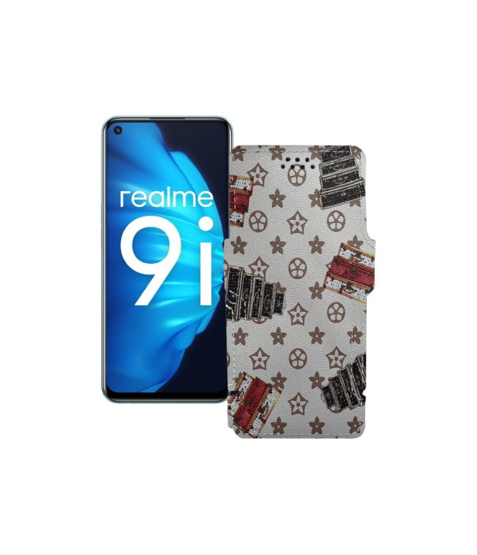 Чохол-книжка з екошкіри для телефону Realme 9i