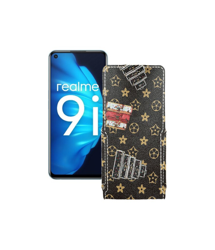 Чохол-флип з екошкіри для телефону Realme 9i