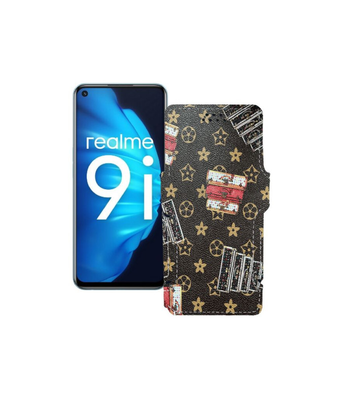 Чохол-книжка з екошкіри для телефону Realme 9i