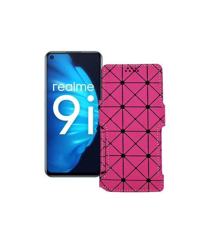 Чохол-книжка з екошкіри для телефону Realme 9i