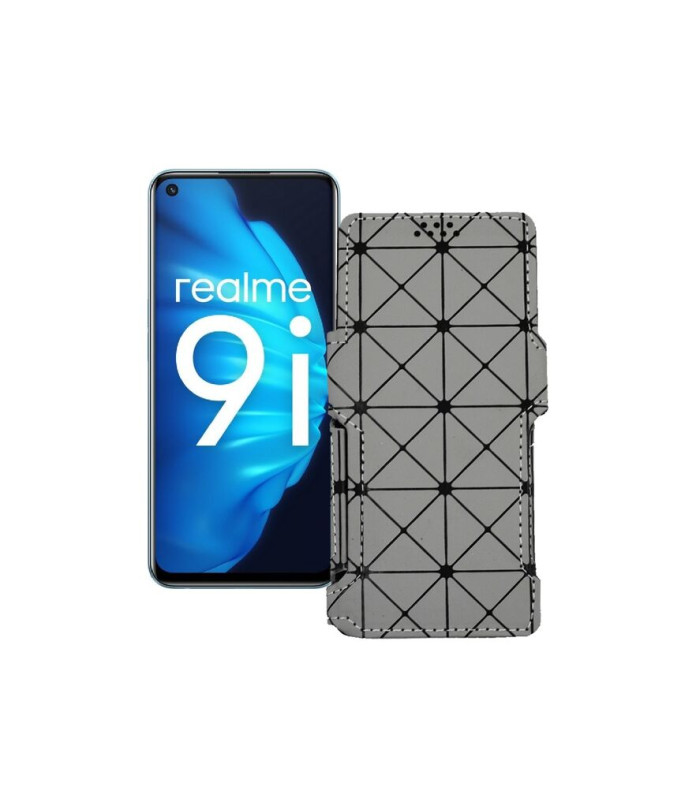 Чохол-книжка з екошкіри для телефону Realme 9i