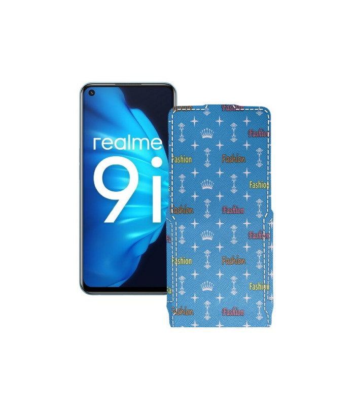 Чохол-флип з екошкіри для телефону Realme 9i