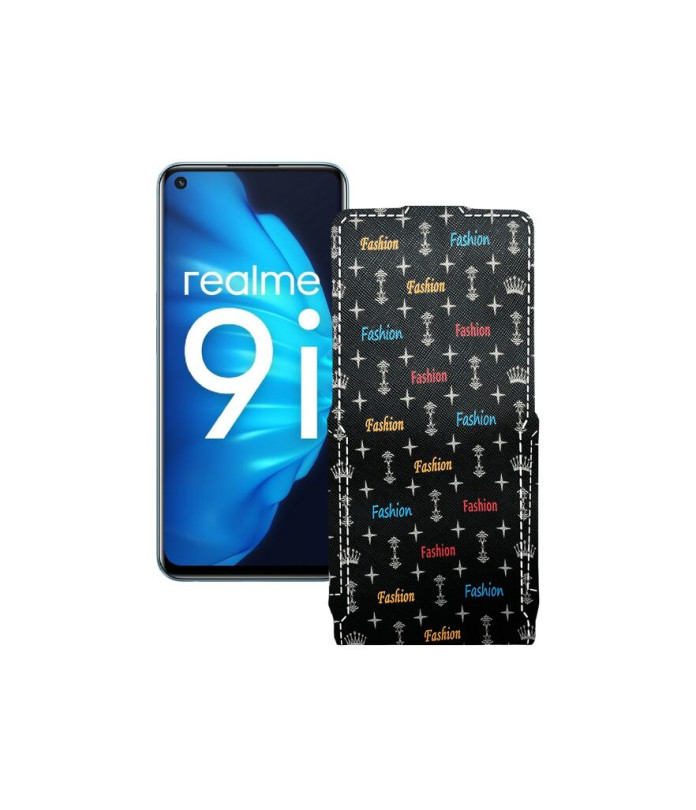 Чохол-флип з екошкіри для телефону Realme 9i