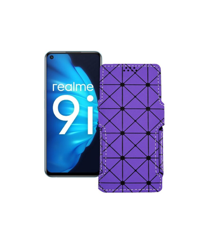 Чохол-книжка з екошкіри для телефону Realme 9i