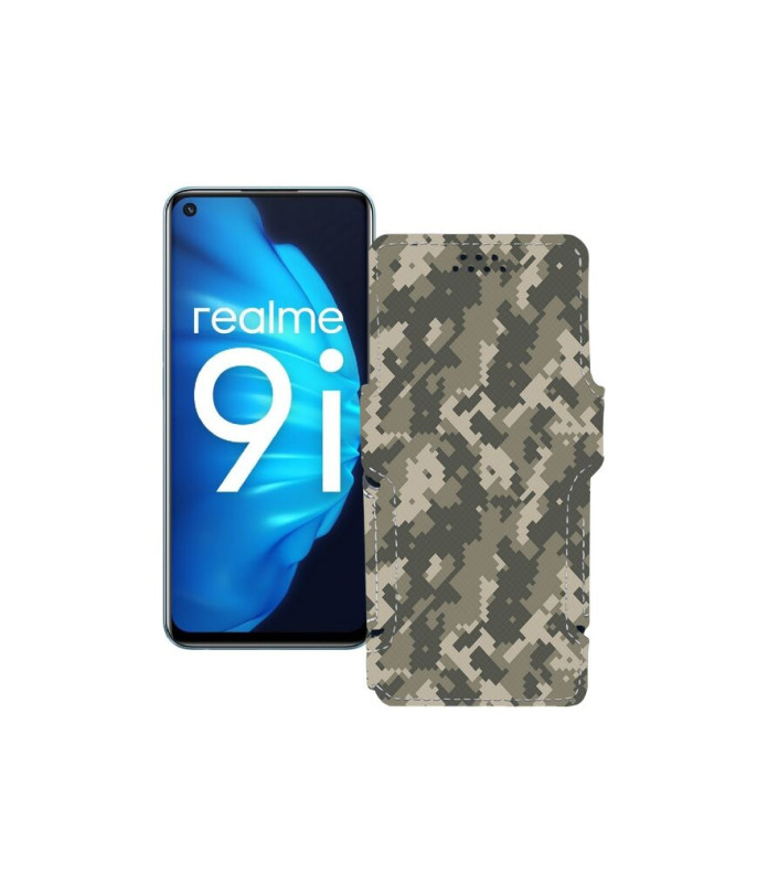 Чохол-книжка з екошкіри для телефону Realme 9i