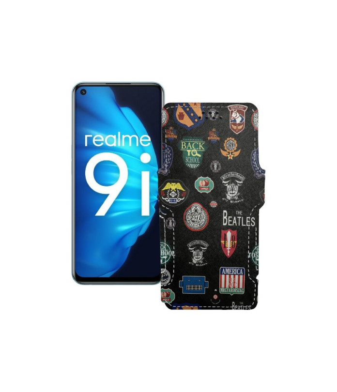 Чохол-книжка з екошкіри для телефону Realme 9i