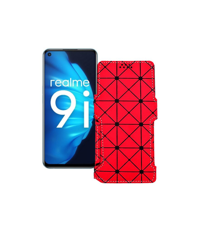 Чохол-книжка з екошкіри для телефону Realme 9i