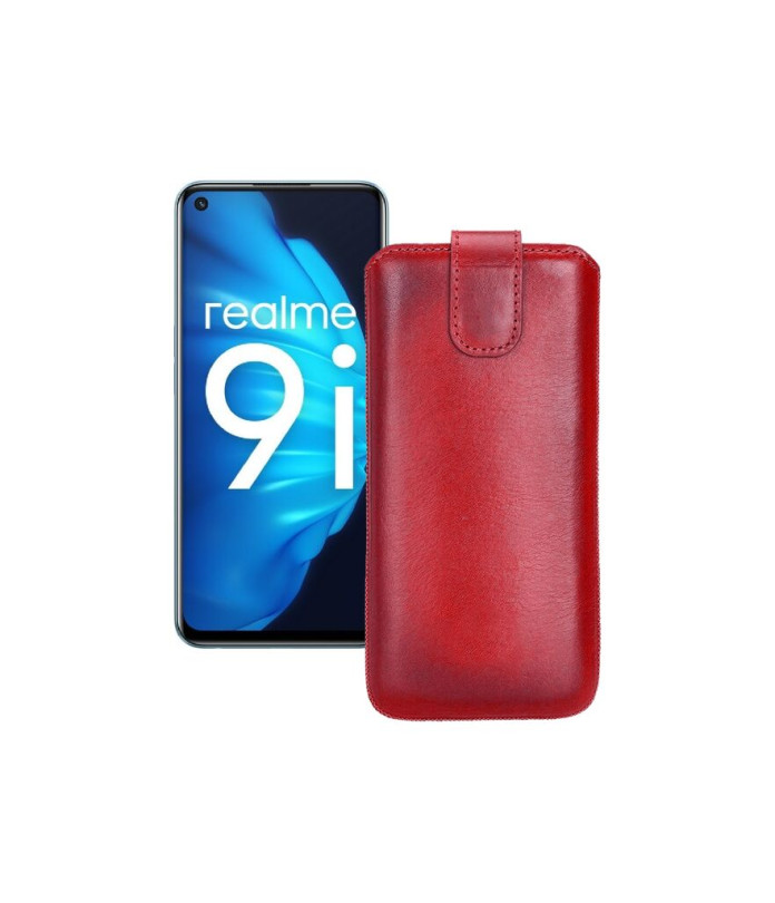 Витяжка з екошкіри для телефону Realme 9i