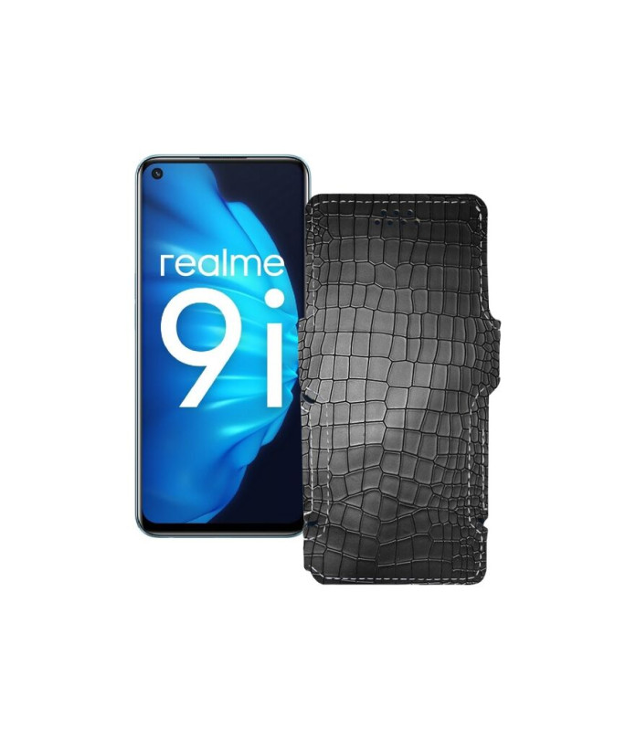 Чохол-книжка з екошкіри для телефону Realme 9i