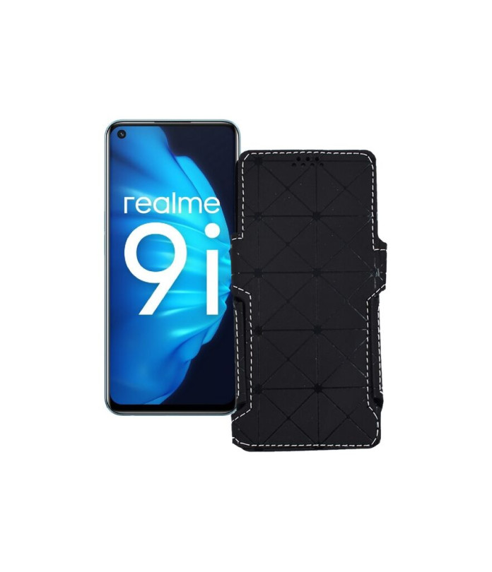 Чохол-книжка з екошкіри для телефону Realme 9i