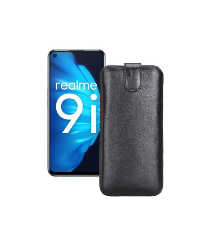 Витяжка з екошкіри для телефону Realme 9i