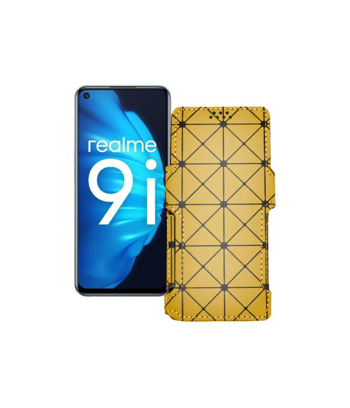 Чохол-книжка з екошкіри для телефону Realme 9i