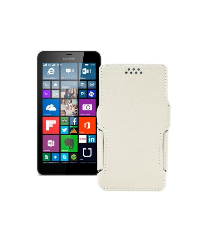 Чохол-книжка з екошкіри для телефону Microsoft Lumia 640 XL