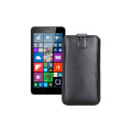 Витяжка з екошкіри для телефону Microsoft Lumia 640 XL