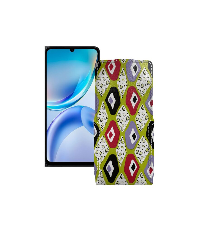 Чохол-флип з екошкіри для телефону ZTE Blade A36