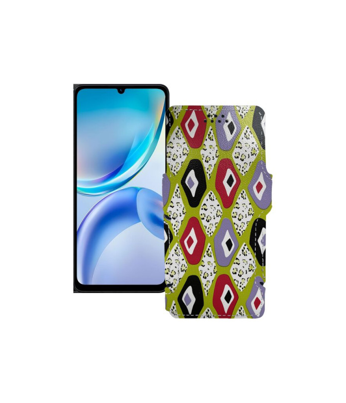 Чохол-книжка з екошкіри для телефону ZTE Blade A36