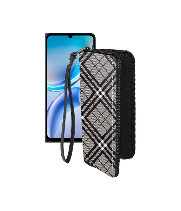 Чохол-гаманець з екошкіри для телефону ZTE Blade A36