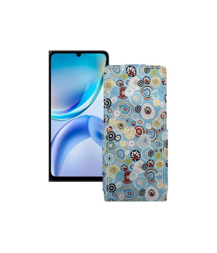 Чохол-флип з екошкіри для телефону ZTE Blade A36