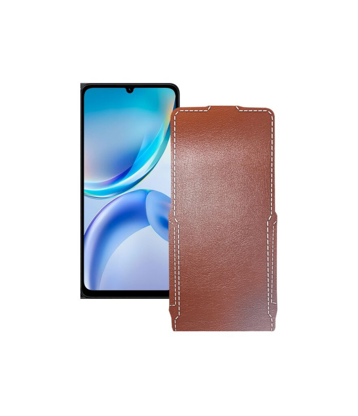 Чохол-флип з екошкіри для телефону ZTE Blade A36