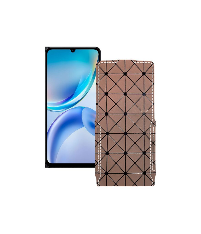 Чохол-флип з екошкіри для телефону ZTE Blade A36