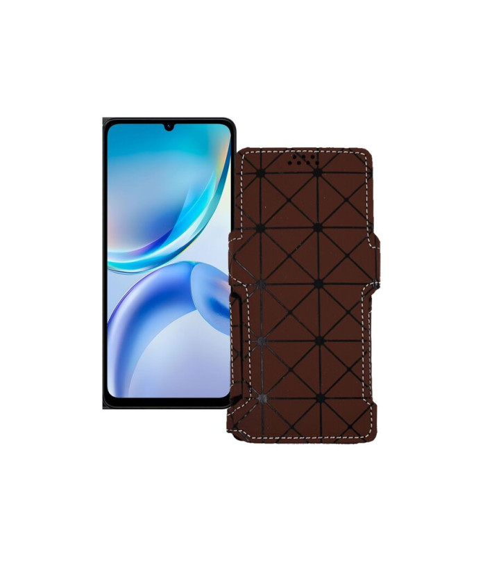 Чохол-книжка з екошкіри для телефону ZTE Blade A36