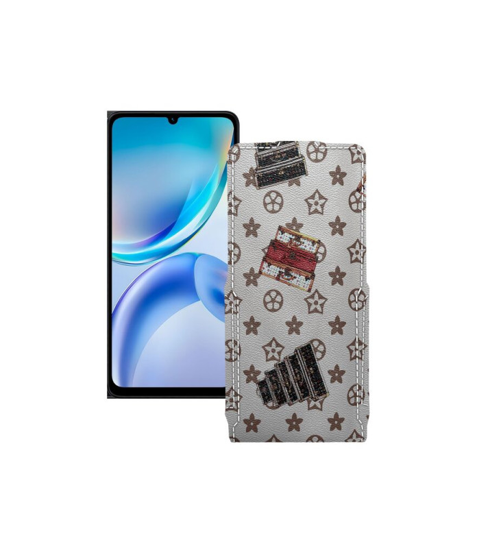 Чохол-флип з екошкіри для телефону ZTE Blade A36