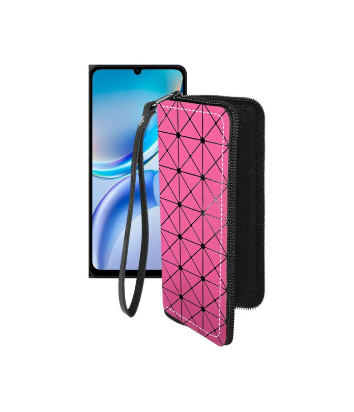 Чохол-гаманець з екошкіри для телефону ZTE Blade A36