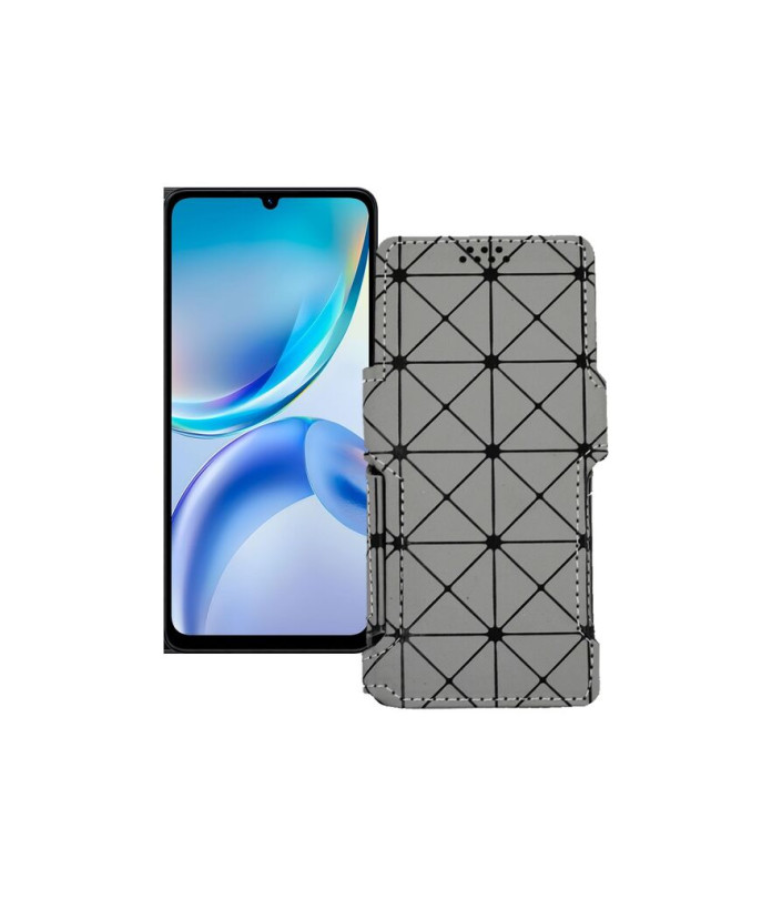 Чохол-книжка з екошкіри для телефону ZTE Blade A36