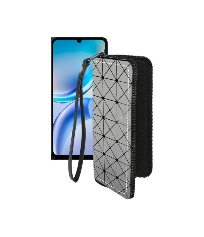 Чохол-гаманець з екошкіри для телефону ZTE Blade A36