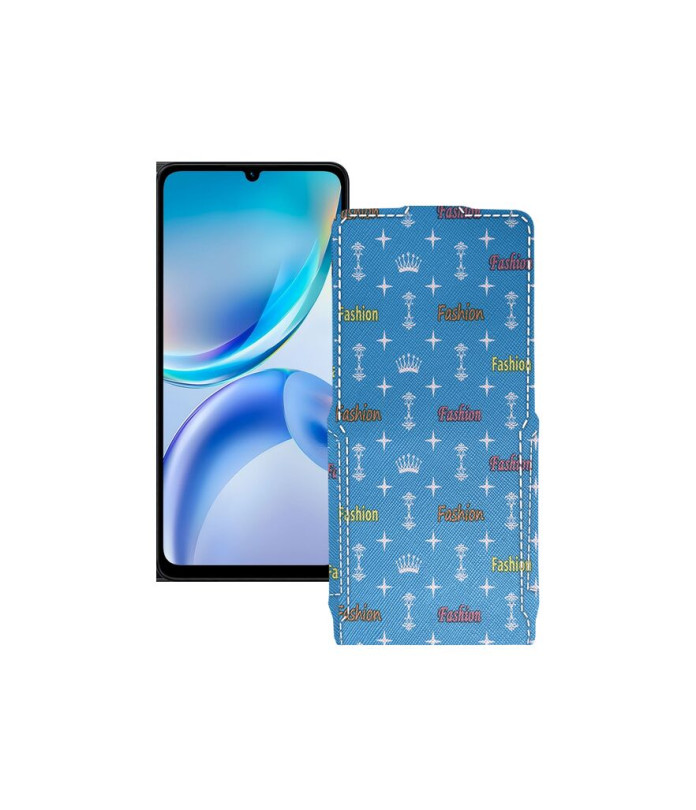 Чохол-флип з екошкіри для телефону ZTE Blade A36