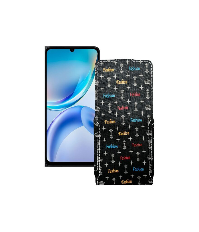 Чохол-флип з екошкіри для телефону ZTE Blade A36