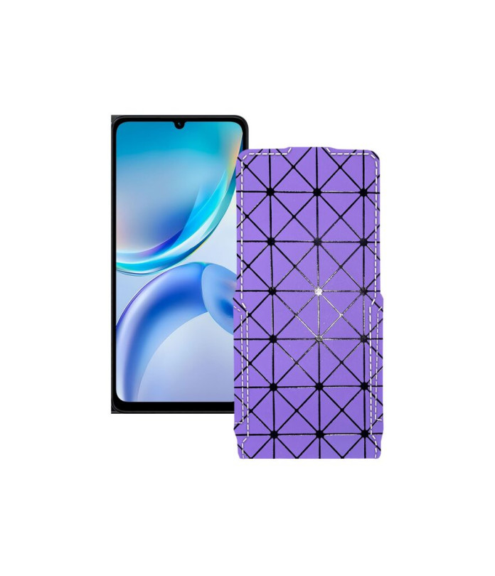 Чохол-флип з екошкіри для телефону ZTE Blade A36