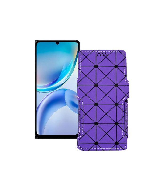 Чохол-книжка з екошкіри для телефону ZTE Blade A36