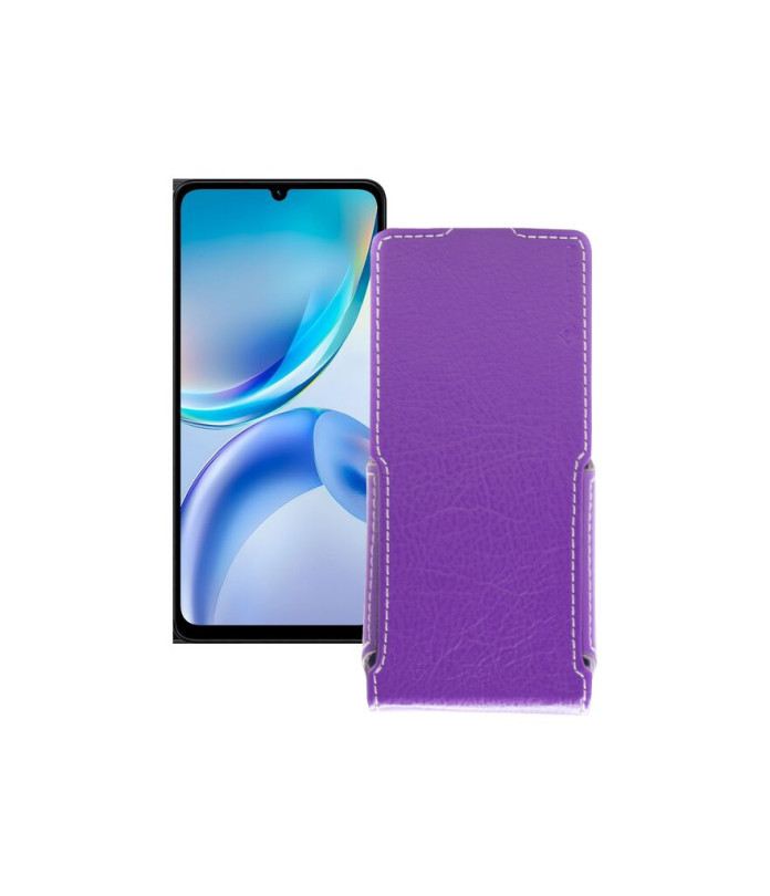 Чохол-флип з екошкіри для телефону ZTE Blade A36