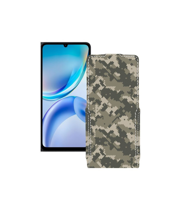 Чохол-флип з екошкіри для телефону ZTE Blade A36