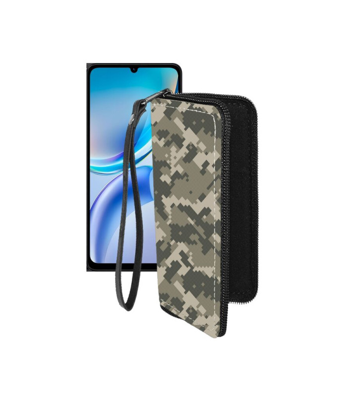 Чохол-гаманець з екошкіри для телефону ZTE Blade A36