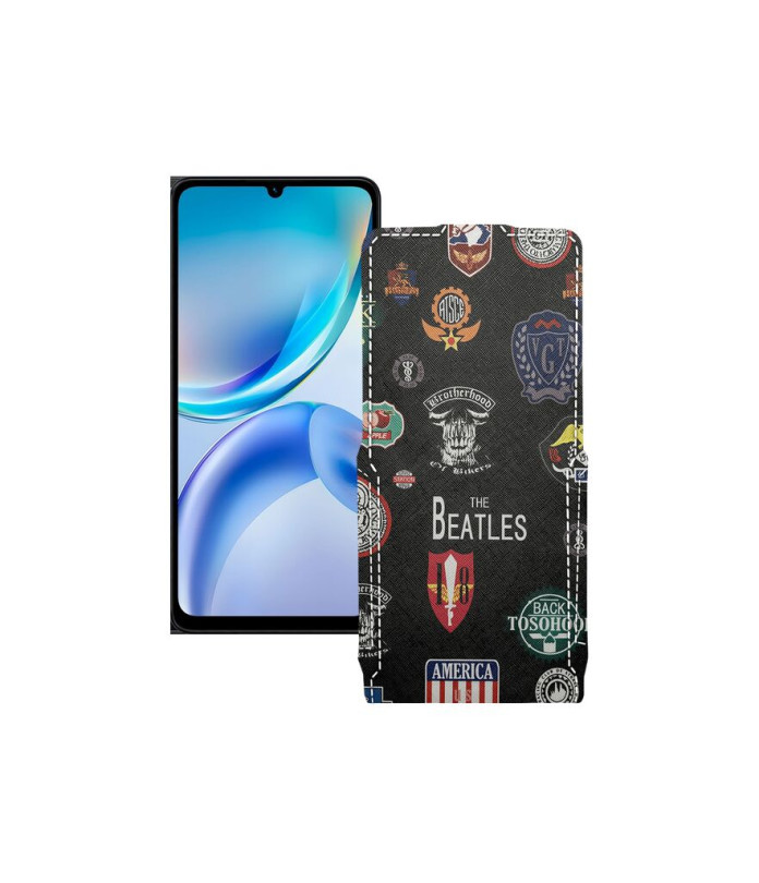 Чохол-флип з екошкіри для телефону ZTE Blade A36