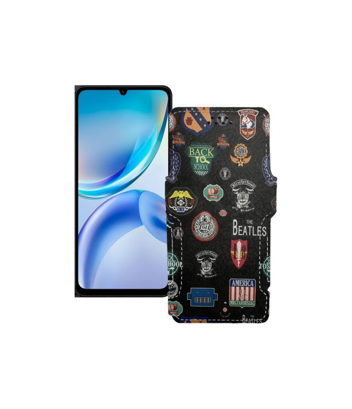 Чохол-книжка з екошкіри для телефону ZTE Blade A36