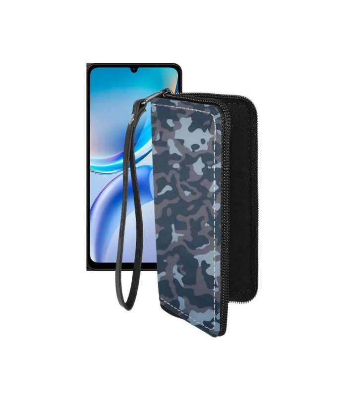 Чохол-гаманець з екошкіри для телефону ZTE Blade A36