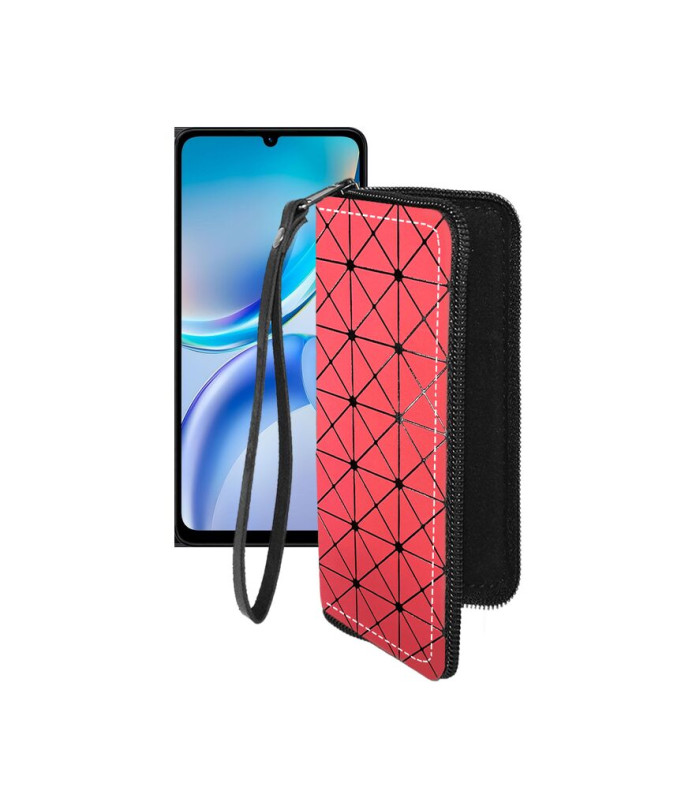 Чохол-гаманець з екошкіри для телефону ZTE Blade A36