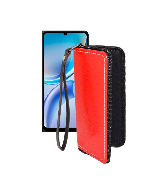 Чохол-гаманець з екошкіри для телефону ZTE Blade A36