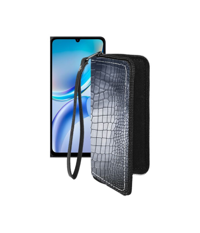 Чохол-гаманець з екошкіри для телефону ZTE Blade A36